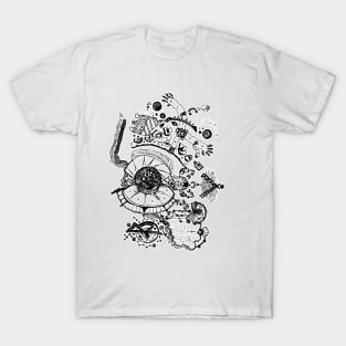 n6: "bodies in flight, bodies in flight" T-Shirt